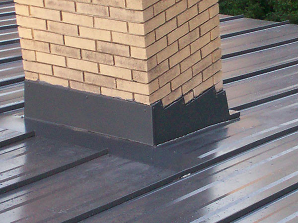 chimney roof flashing