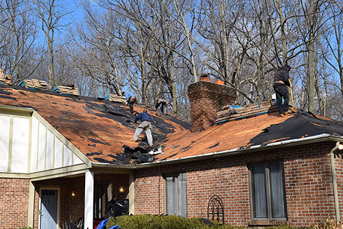 removing roofing